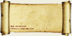 Hana Stanković vizit kartica